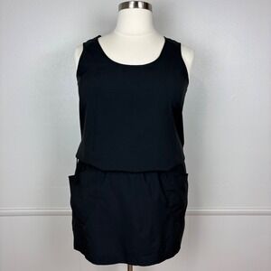 Arc'Teryx Contenta Dress XL Black Sleeveless Pockets Blouson Waist Hiking Gym